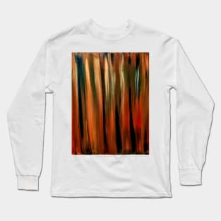 abstract painting using different mediums in my painting Long Sleeve T-Shirt